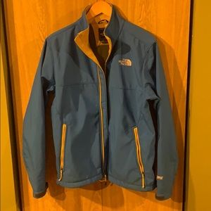 The north face jacket wind stopper in blue